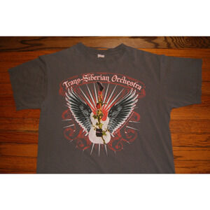 Trans-Siberian Orchestra 2009-2010 Winter Tour Large TShirt 2 Sided Guitar Angel